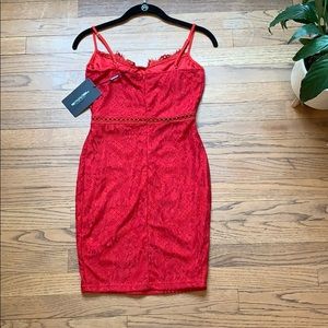 black strappy lace velvet insert bodycon dress